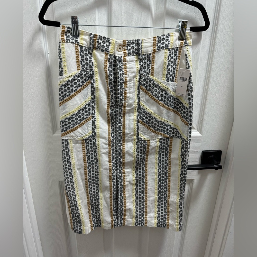 Anthropologie Size 6 Pencil Skirt, Multi-Color
